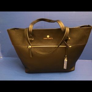 Black Vince Camuto LARGE TOTE BAG Purse